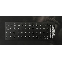Klavye Etiketi Türkçe Q Klavye Etiketi Q Keyboard Sticker Siyah