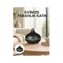 7 Renk Işıklı Ultrasonik Hava Difüzörü Sessiz Ve Güvenli Kullanım Yeni Nesil Renk