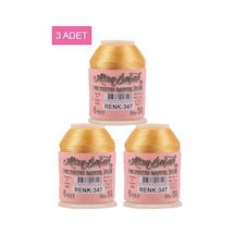 Hubrendy Tedarik 3 Adet Altınbaşak Oya Ve Dantel İpi 20 Gr - Royaleks - No: 347