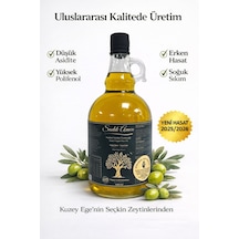 Erken Hasat Soğuk Sıkım Natürel Sızma Zeytinyağı 1 Lt. Galon Cam Şişe