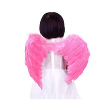 Pembe Renk Bebek Boy Küçük Melek Kanadı 40x55 Cm 5264