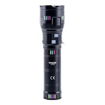 Wison El Feneri - Zoomlu - Şarjlı 60 W - Metal Gövde Bakır