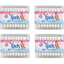 İpek Bebek Kulak Temizleme Çubuğu 60'lı 4 Adet