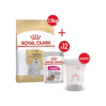 Maltese-kuru Köpek Maması 1.5kg+yaş Mama 12 85+ölçü Kabı