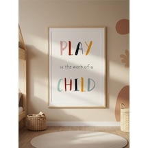 Play Child Dijital Baskı Poster V2 Çerçevesiz