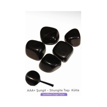 Tamburlanmış Gerçek Shungite - Şungit Taşı Kütle