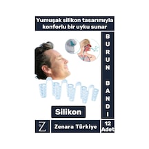 Premium Horlama Azaltıcı Rahat Nefes Alıp Verme Uyku Horlama Önleyici Burun Delik Aparatı 12 Adet