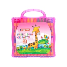 Bigpoint Pastel Boya 24 Renk - Pembe Çanta 3'lü Paket