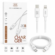 Sub Zero Cl95 Usb-c To Lightning 20w Hızlı Şarj Ve Data Kablosu 1 Metre Beyaz
