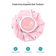 Buz Torbası - Sızdırmaz Kapaklı - Yeniden Kullanılabilir Pembe