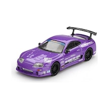 Mini Gt 1/64 Toyota Supra A80 Top Secret Gt-300 Top Secret Purple Blister Paket