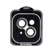 Joko Apple iPhone Uyumlu 14 Pvd Metal Kamera Lens - Yeşil Renkli