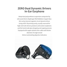 Zero Mavi Dual Dynamic Drivers In-ear Headphone Sahne, Stüdyo Veya Odyofil İçin Çift Sürücülü Kulak İçi/ın-ear Kablolu Monitör Kulaklık