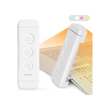 Glocusent Ayarlanabilir 5 Farklı Renk Sıcaklığı Led Kitap Okuma Işığı - Saf Beyaz