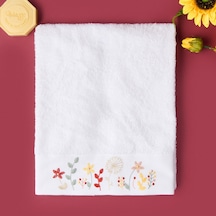 Soft Granny Summer Penna Yüz Havlusu - Ekru - 50x90 Cm Renkli