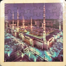 Mukaddes Yerler Mescid-I Nebebi Ahşap Puzzle 33X33 Cm