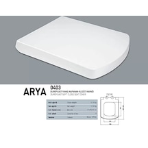 Nkp Arya Duroplast Yavaş Kapanan Klozet Kapağı - Nkp0403