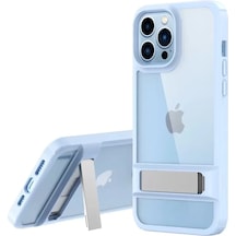 Newface Apple İphone 13 Pro Kılıf Rolet Stand Kapak - Sierra Blue Sierra Mavi