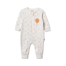 Babycosy Organic Wear Bebek Tulum %100 Organik Pamuk , Bebek - Yenidoğan- Csy3061 Ekru