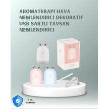 Mey İthalat 200 Ml Tavşan Kulaklı Ultrasonik Hava Nemlendirici Ve Gece Lambası