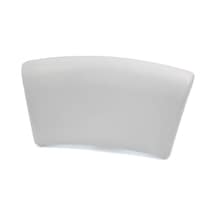 Beyaz Lüks Köpük Yastıklı Spa Banyo Yastığı Jakuzi Boyun Başı Vantuzlu Sırt Yastığı Yastığı Beyaz