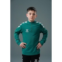 Hummel Line Antrenman Eşofman Üstü Yeşil Çocuk