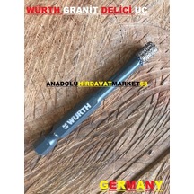 Würth 6mm Granit Mermer Delme Panç Elmas Delici 6x80 Germany
