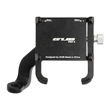 Microcase Gub Pro 2 Alüminyum Alaşım Bisiklet Motosiklet Telefon Tutucu - 55-100mm Dikiz Ayna Bağlantılı Telefon Sabitleyici - Al5773 Siyah