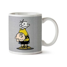 Wimpy Chuck Charlie Brown Kid Peanuts İki Tarafı Baskılı Kupa Bardak