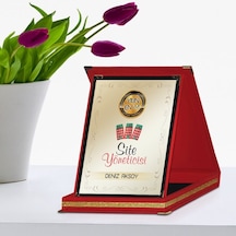 Kişiye Özel Yılın En İyi Site Yöneticisi Kırmızı Plaket Ödülü