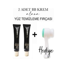 Selin Beauty BB Cream SPF25 Extra Light 2 x 40 ML + Yüz Temizleme Fırçası