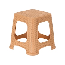 Luna Galleon Design Star Rattan Küçük Tabure 6 Adet Tik