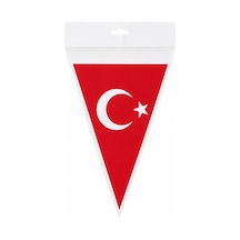 Delux Ay Yıldız Üçgen Flama Bayrak 2 M 10'lu 3 Adet Diğer