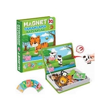 Eğitici Dıytoy Magnet Iq Hayvanlar Tamamlama Kartları Manyetik Pu