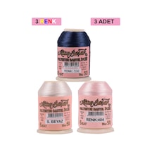 3 Adet Altınbaşak Oya Ve Dantel İpi 20 Gr - Royaleks - No: Ş.beyaz - 404 - 530