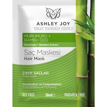 Ashley Joy Bambu Özlü Saçlara Özel ve Dolgunlaştırıcı Saç Bakım Maskesi 30 ML