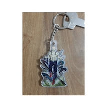 Owl Bag Jujutsu Kaisen Ryomen Sukuna Anime Desenli Acrylic Anahtarlık Çanta Süsü Çok Renkli