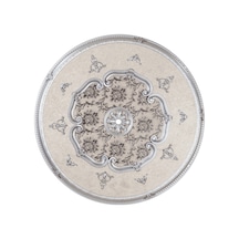 Oval Gümüş Saray Tavan Göbek 150 cm