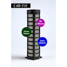 Car-fil Karavan Tekne Tip Portatif Depo Dolum Filtresi Yedek Kartuşu 50 Mikron Yıkanabilir Çelik Diğer