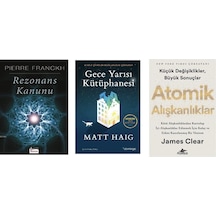 Rezonans Kanunu + Gece Yarısı Kutuphanesı + Atomık Alıskanlıklar 3 Set