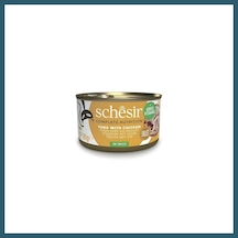 Schesir Ton Balıklı Ve Tavuklu Jelly Yetişkin Kedi Konservesi 85 Gr Ob