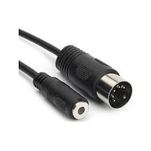 5 Pin Din Erkek To 3.5 Mm Stereo Dişi Çevirici Kablo 15 Cm