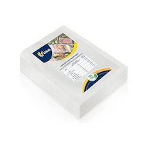 Klikal Gofrajlı Tırtıklı Çok Katmanlı Vakum Poşeti -Torbası 100 Adet - 15 x 20 CM