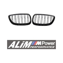Bmw E92 2006 2009 Piano Black Çift Çıtalı Ön Panjur Böbrek Seti Uyumlu Değişim Parça