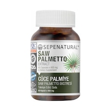 Sepe Natural ﻿Saw Palmetto Cüce Palmiye Eki 400 MG 60 Kapsül