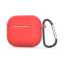 Kilifone - Apple Uyumlu AirPods 3.Nesil  - Kılıf Standart Silikon Kılıf - Kırmızı