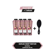 Gliss Serum Deep Repair Onarıcı Şampuan 4 x 400 ML + Tarak