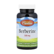 Carlson, Berberine, 500 Mg, 60 Vegetarian Capsules