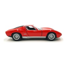 Kinsmart 1971 Lmaborghini Miura Diecast Çek Bırak Metal Araba