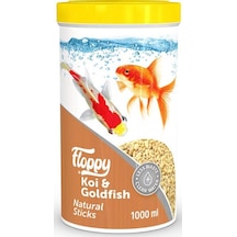 Floppy Koi Goldfish Natural Stick Japon Balık Yemi 1 L